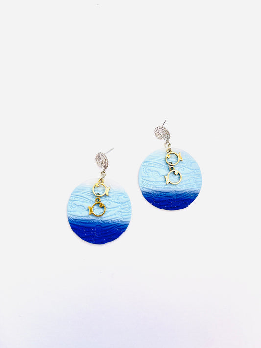 Under the Sea Clay Earrings