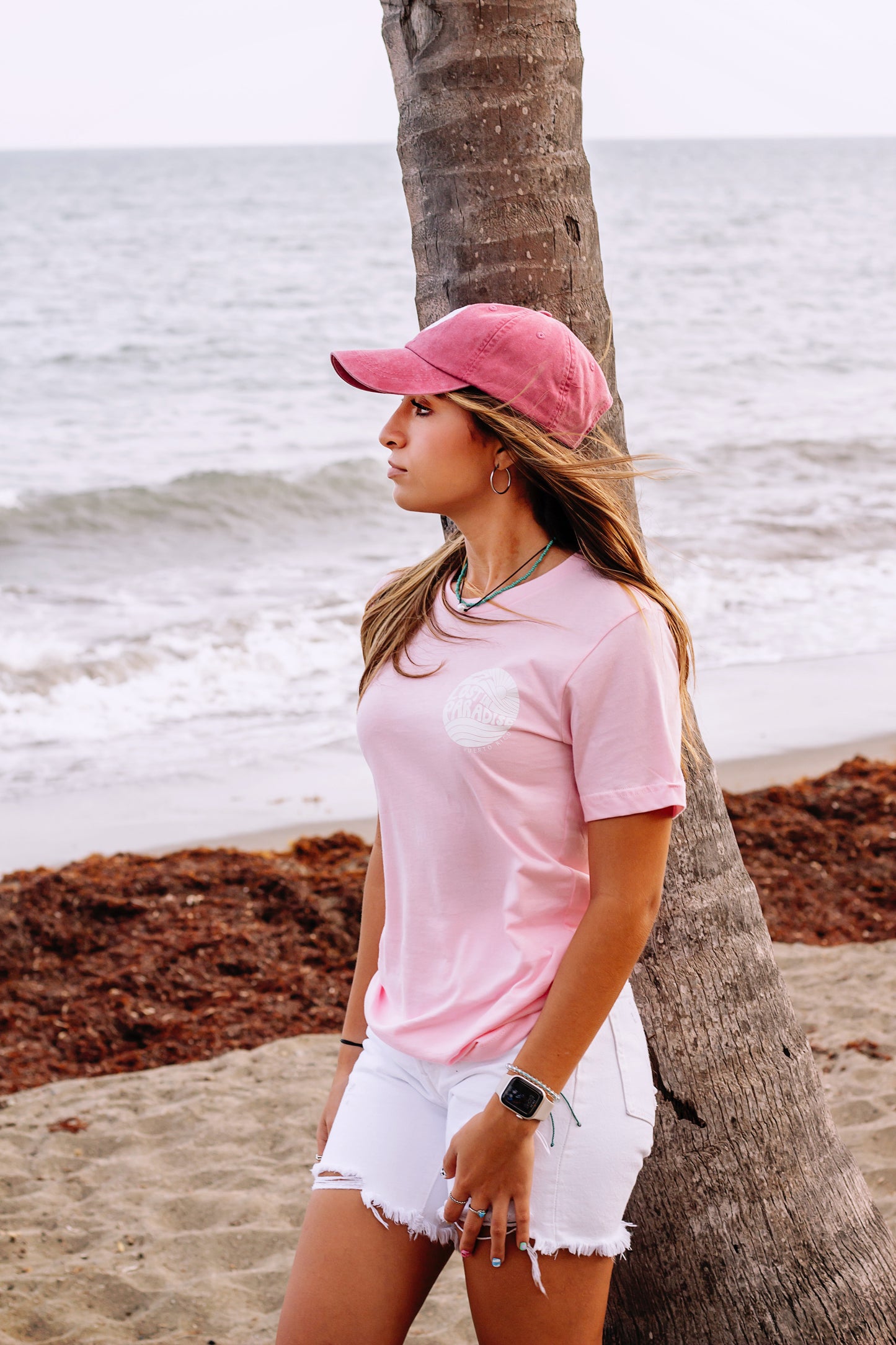 Lost in Paradise Pink Tee