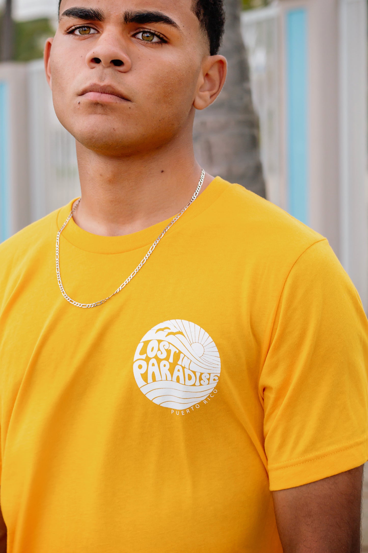 Lost in Paradise Yellow Tee
