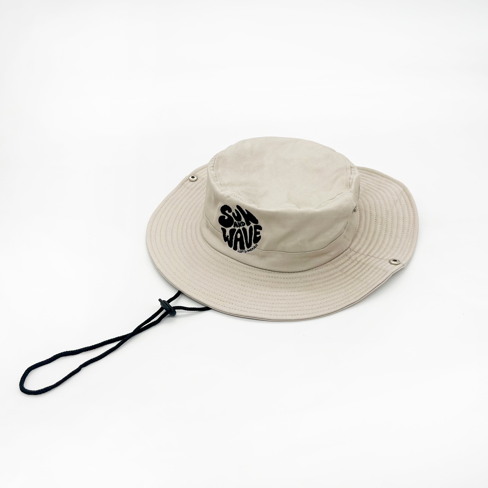 Sun And Wave Beach Bucket Hat Lost in Paradise Puerto Rico