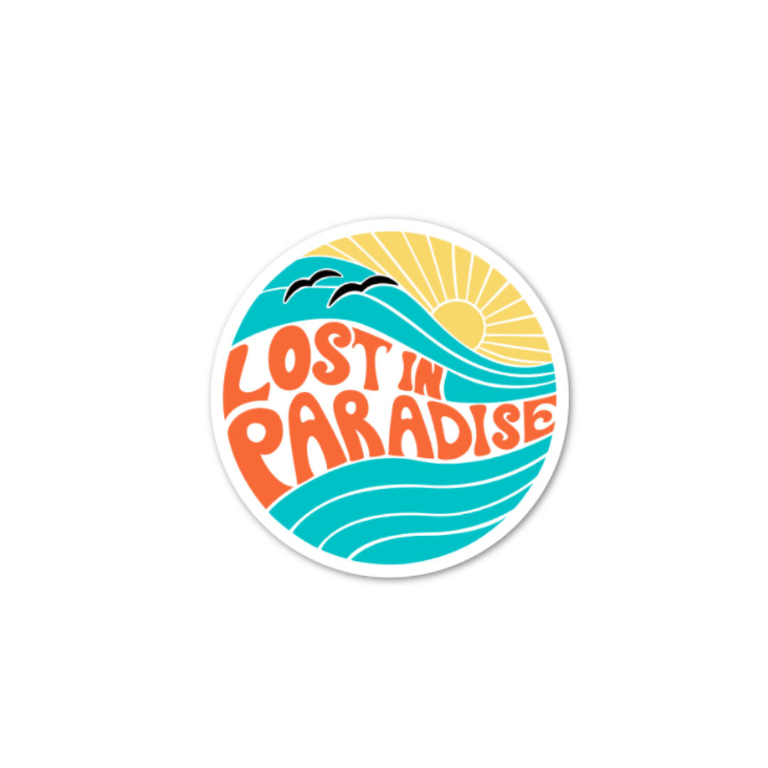 Lost in Paradise Sticker