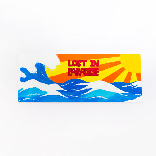 Puerto Rico Lost In Paradise pvc art painting great wave sun and wave