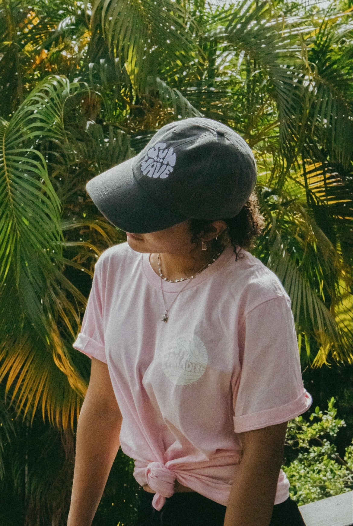 Sun and Wave Dad Hat